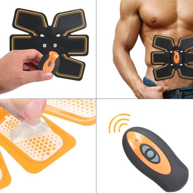 EMS Elettro stimolatore wireless con telecomando addominali gamme glutei fitness
