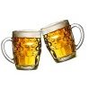 Confezione 3 Calici birra con manico 30 cl tazze colazione MUG in v...