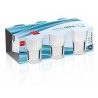 Generico SET 12 BICCHIERI IN VETRO PER ACQUA VINO COCKTAI 27 CL CAS...