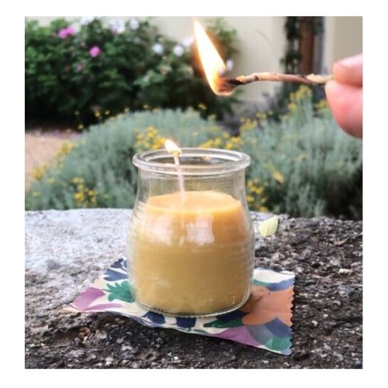Lumar SET 12 CANDELE PROFUMEATE in VASETTO VETRO BANANA AMBIENTE 7X...