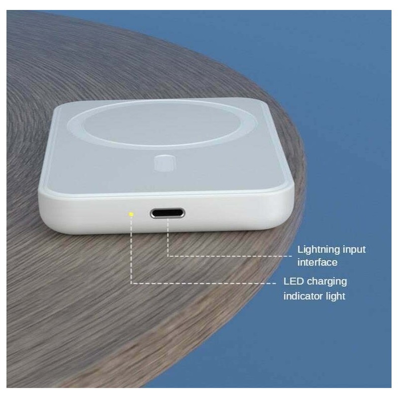 Caricatore Caricabatterie MagSafe Apple iPhone 12 13 14 Wireless Po...