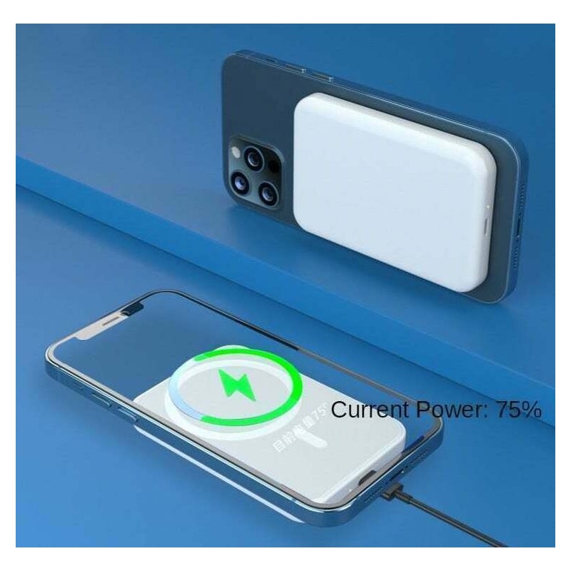 Caricatore Caricabatterie MagSafe Apple iPhone 12 13 14 Wireless Po...