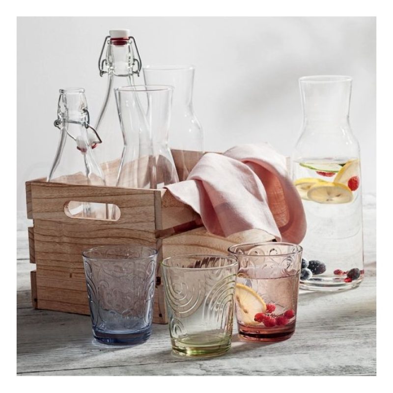 Hongu SET 6 BICCHIERI IN VETRO DA ACQUA COCKTAIL 27 CL CASA RISTORA...