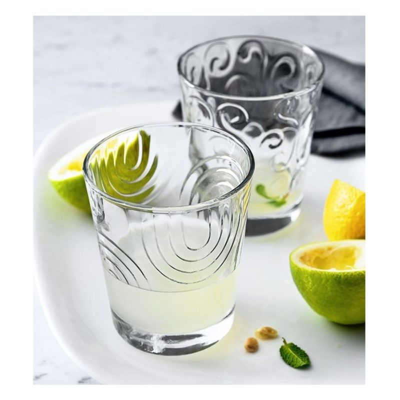Hongu SET 6 BICCHIERI IN VETRO DA ACQUA COCKTAIL 27 CL CASA RISTORA...