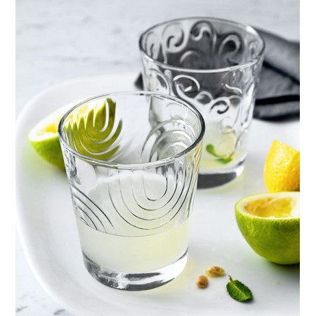 SET 12 BICCHIERI IN VETRO DA ACQUA COCKTAIL 27 CL CASA RISTORANTE BAR PUB DECORO