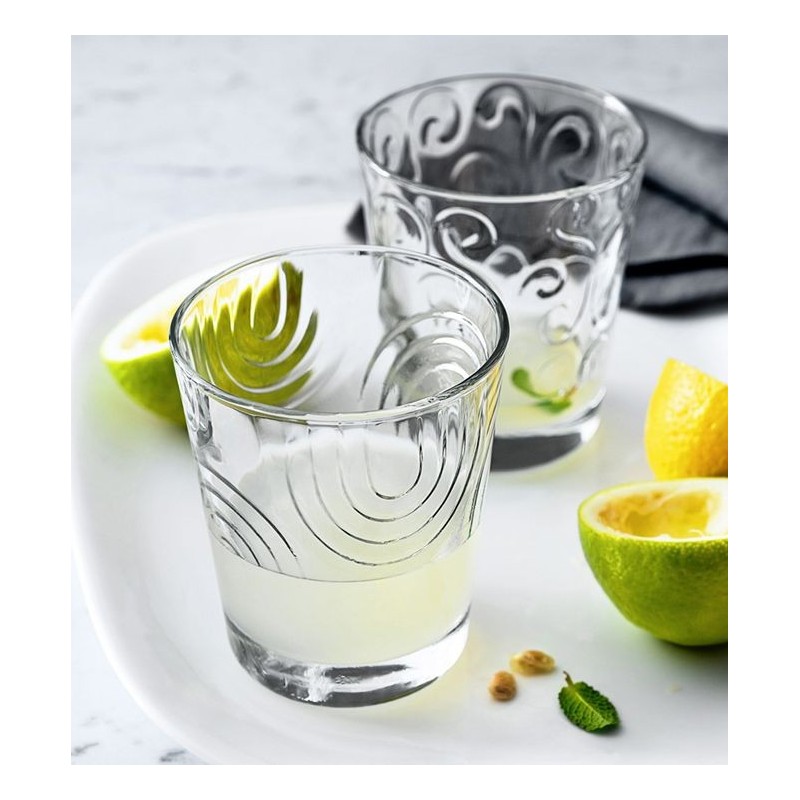 Hongu SET 12 BICCHIERI IN VETRO DA ACQUA COCKTAIL 27 CL CASA RISTOR...