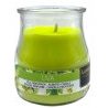 SET 12 CANDELE PROFUMEATE in VASETTO VETRO UVA AMBIENTE 7X5,5 CM ES...