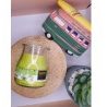 SET 12 CANDELE PROFUMEATE in VASETTO VETRO UVA AMBIENTE 7X5,5 CM ES...