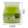 SET 12 CANDELE PROFUMEATE in VASETTO VETRO UVA AMBIENTE 7X5,5 CM ES...