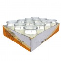SET 12 CANDELE PROFUMEATE in VASETTO VETRO ANTI TABACCO AMBIENTE 7X5,5 CM ODORI