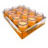 Generico SET 12 CANDELE PROFUMEATE in VASETTO VETRO FRUTTI TROPICAL...