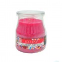SET 12 CANDELE PROFUMEATE in VASETTO VETRO LOLLIPOP AMBIENTE 7X5,5 CM