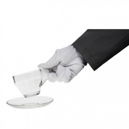 SET 3 Tazze tazzine espresso caffè cappuccino tè latte vetro trasparente 200ml