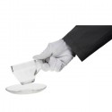 SET 6 Tazze tazzine espresso caffè cappuccino tè latte vetro trasparente 200ml