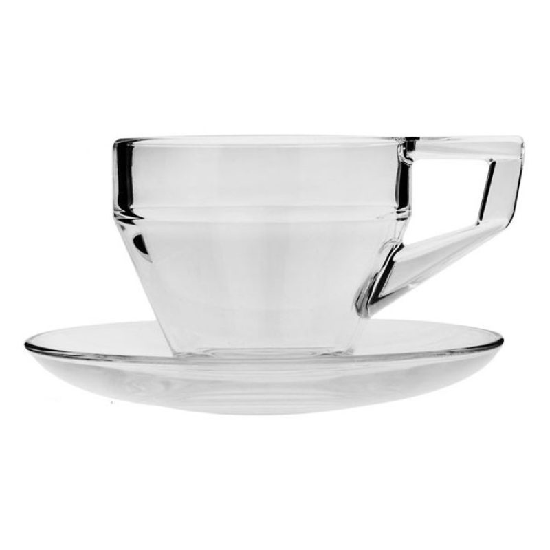 Hongu SET 6 Tazze tazzine espresso caffè cappuccino tè latte vetro ...
