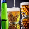 Confezione 3 Calici birra con manico 30 cl tazze colazione MUG in v...