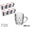Confezione 6 Calici birra con manico 30 cl tazze colazione MUG in v...