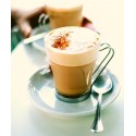 SET 6 Tazze tazzine espresso caffè cappuccino tè latte vetro trasparente 200ml