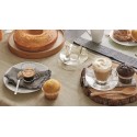 SET 12 Tazze tazzine espresso caffè cappuccino tè latte vetro trasparente 200ml