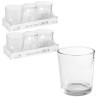 Hongu SET 6 BICCHIERI IN VETRO DA ACQUA VINO COCKTAIL 23 CL Bar Cas...