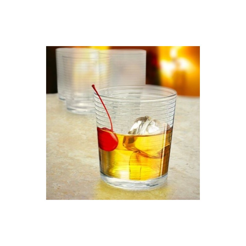 Hongu SET 6 BICCHIERI IN VETRO DA ACQUA VINO COCKTAIL 23 CL Bar Cas...