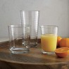 Hongu SET 6 BICCHIERI IN VETRO DA ACQUA VINO COCKTAIL 23 CL Bar Cas...