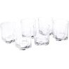 Hongu SET 6 BICCHIERI IN VETRO PER ACQUA VINO COCKTAI 170ml CASA RI...