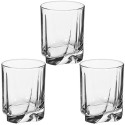 SET 3 BICCHIERI IN VETRO PER ACQUA VINO COCKTAI 170ml CASA RISTORANTE BAR PUB
