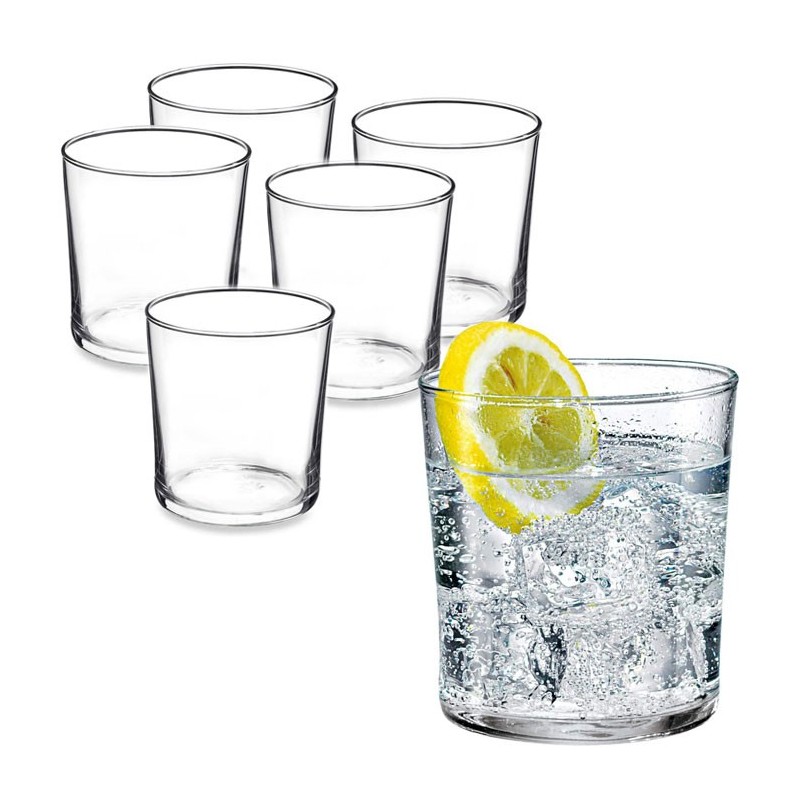 SET 6 BICCHIERI IN VETRO DA ACQUA VINO COCKTAIL 28 CL CASA RISTORANTE BAR PUB