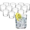 Hongu SET 12 BICCHIERI IN VETRO DA ACQUA VINO COCKTAIL 28 CL CASA R...