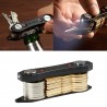 Portachiavi multifunzione organizzatore Luce LED apribottiglie con batteria nero