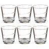 Hongu SET 6 BICCHIERI IN VETRO PER ACQUA VINO BIBITA CASA RISTORANT...