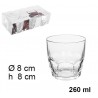 SET 6 BICCHIERI IN VETRO PER ACQUA VINO COCKTAI 26 CL CASA RISTORAN...
