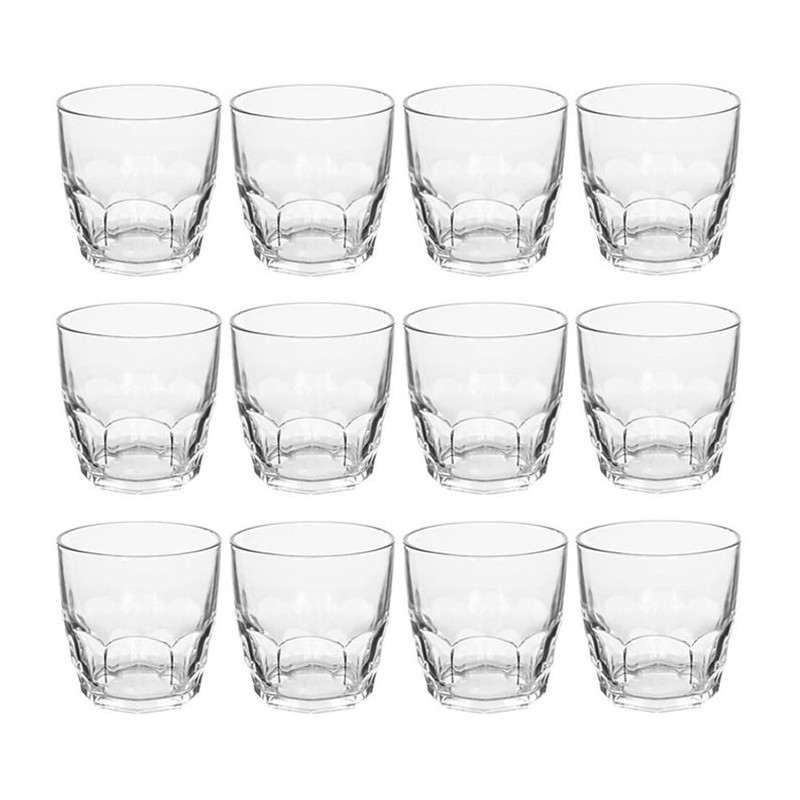 SET 12 BICCHIERI IN VETRO PER ACQUA VINO COCKTAI 26 CL CASA RISTORANTE BAR PUB