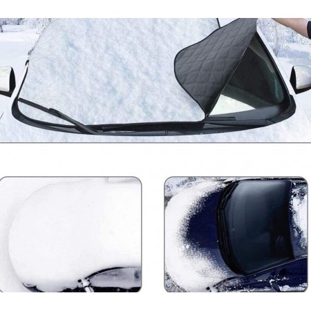 Telo Copri Parabrezza Auto Anti Neve Ghiaccio Protegge Gelo e Sole vetro anterio
