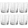Hongu SET 6 BICCHIERI IN VETRO DA ACQUA VINO BIBITA 26 CL CASA RIST...