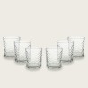 Hongu SET 6 BICCHIERI IN VETRO DA ACQUA VINO BIBITA 26 CL CASA RIST...