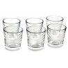 Hongu SET 6 BICCHIERI IN VETRO DA ACQUA VINO BIBITA 26 CL CASA RIST...