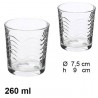 Hongu SET 12 BICCHIERI IN VETRO DA ACQUA VINO BIBITA 26 CL CASA RIS...