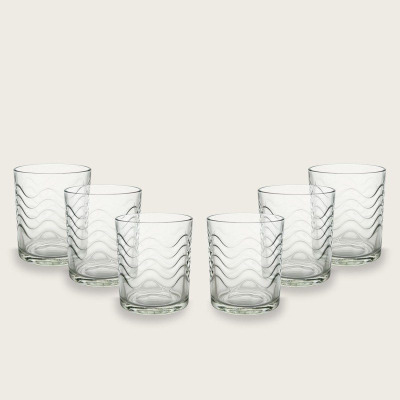 Hongu SET 12 BICCHIERI IN VETRO DA ACQUA VINO BIBITA 26 CL CASA RIS...