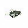 Catena 1200mm sicurezza antifurto scooter moto bici doppia chiave 22mm diametro