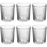 Hongu SET 6 BICCHIERI IN VETRO DA ACQUA VINO 26CL CASA RISTORANTE D...