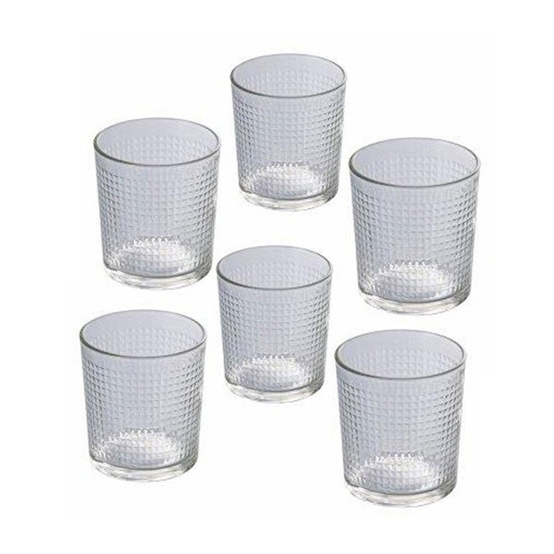 Hongu SET 6 BICCHIERI IN VETRO DA ACQUA VINO 26CL CASA RISTORANTE D...