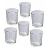 Hongu SET 6 BICCHIERI IN VETRO DA ACQUA VINO 26CL CASA RISTORANTE D...