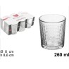 Hongu SET 6 BICCHIERI IN VETRO DA ACQUA VINO 26CL CASA RISTORANTE D...