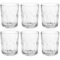 SET 6 BICCHIERI IN VETRO PER ACQUA VINO COCKTAIL 25,5 CL CASA RISTORANTE BAR PUB