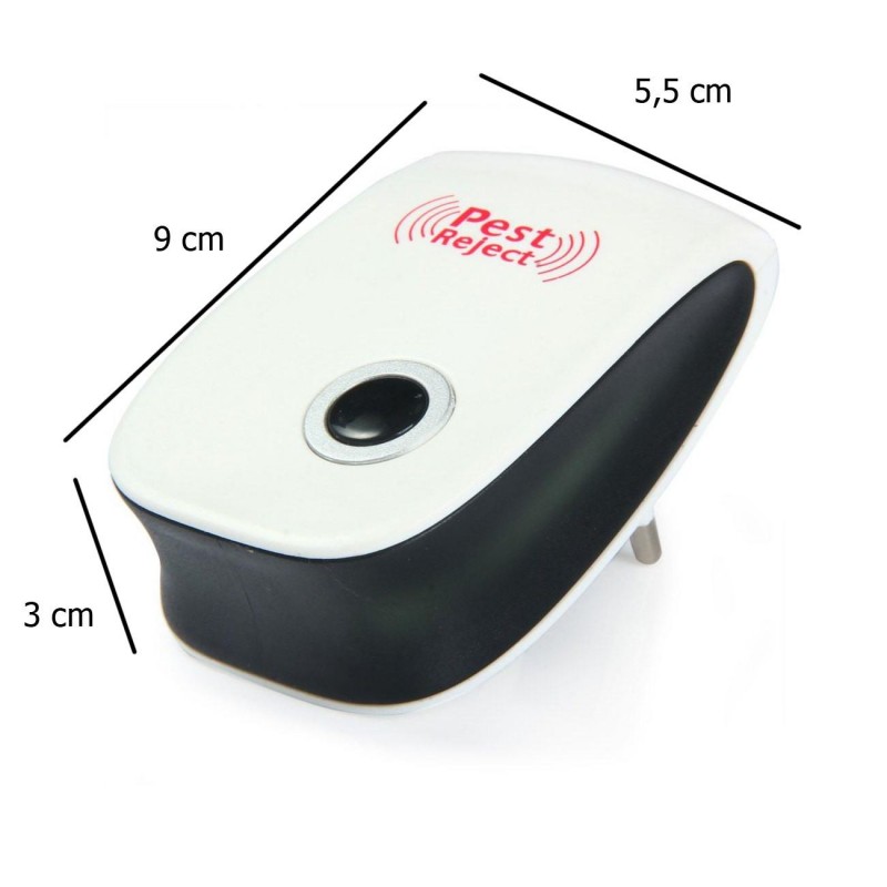 Nuovo pest reject scaccia anti zanzare topi blatte insetti repellente ultrasuoni