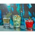 SET 6 BICCHIERI IN VETRO PER ACQUA VINO COCKTAIL 26 CL CASA RISTORANTE BAR PUB