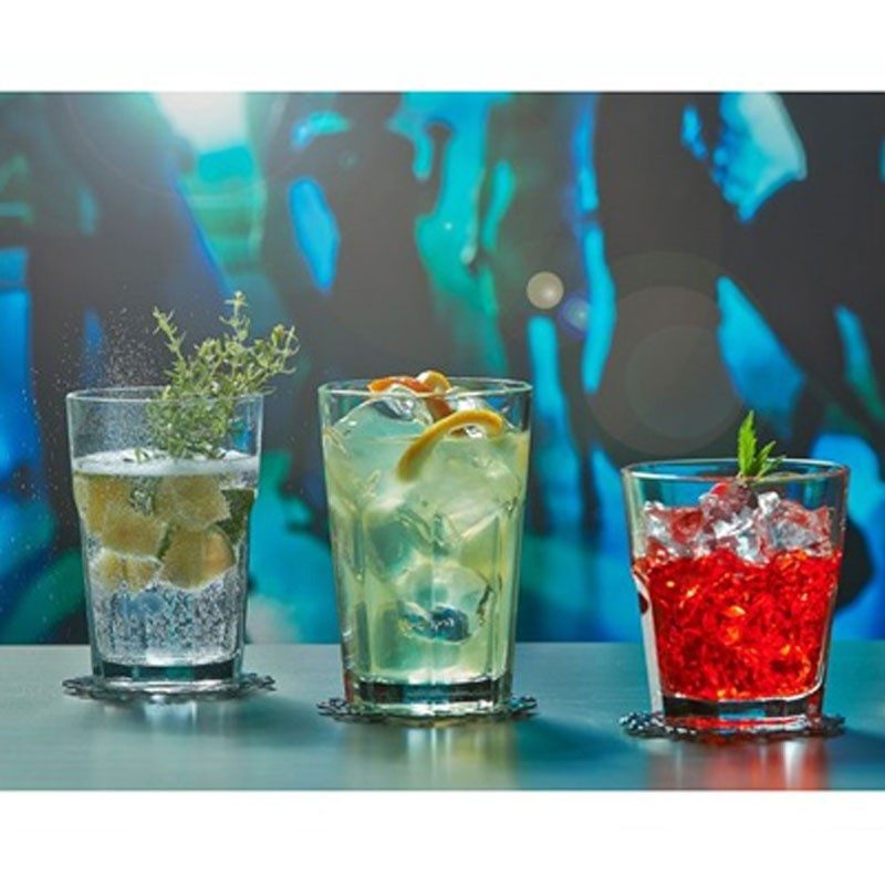 SET 6 BICCHIERI IN VETRO PER ACQUA VINO COCKTAIL 26 CL CASA RISTORA...