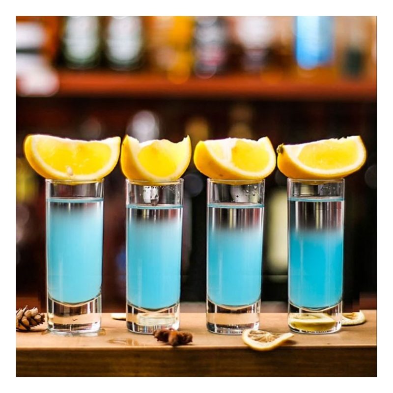 Hongu Set 6 Bicchierini Liquore Cicchetto Shot 6 cl Bar in vetro tr...